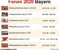 Hier findet ihr immer die gesetzlichen feiertage des bundeslandes bayern für das aktuelle jahr (2021) und der beiden darauffolgenden jahre (2022) (2023). Schulferien bayern 2019 2020. ⚡ Feiertage Bayern ...