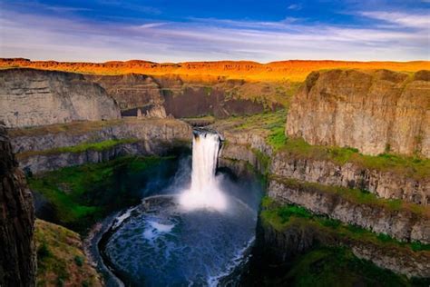 Washington travel forum washington photos washington map washington travel guide. Palouse Falls State Park, Whitman County, Washington ...
