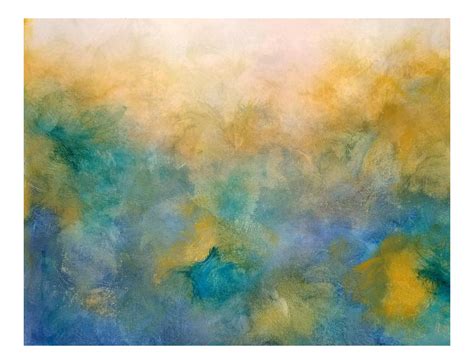 Abstract Original Painting, Watercolor Morning | Gold abstract painting, Fine art painting ...