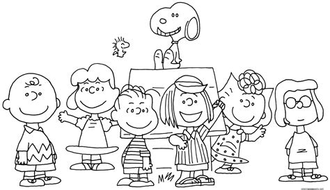 Dibujos Para Colorear Charlie Brown Imprimible Gratis Para Los Niños