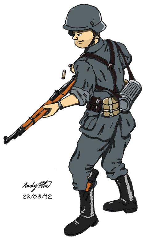 German Soldier Cartoon