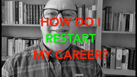 Get it help in your home or office in no time and solve problems asap. How do I Restart My Career? - YouTube