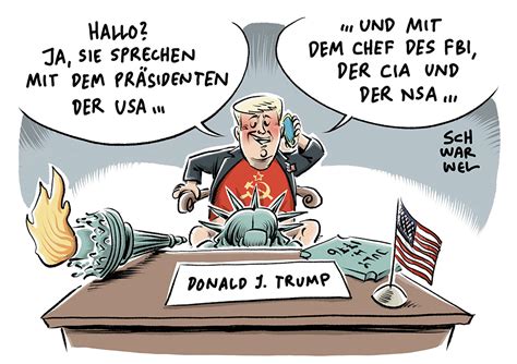 Donald trump is definitely one of the world's most caricaturized persons. KARIKATUREN MAI 2017 « schwarwel.de
