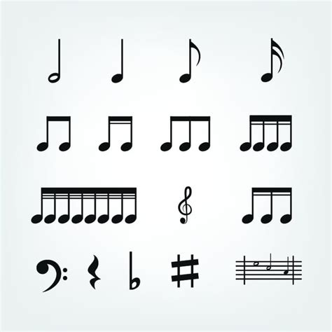 Vector Music Notes Eps Ai Uidownload
