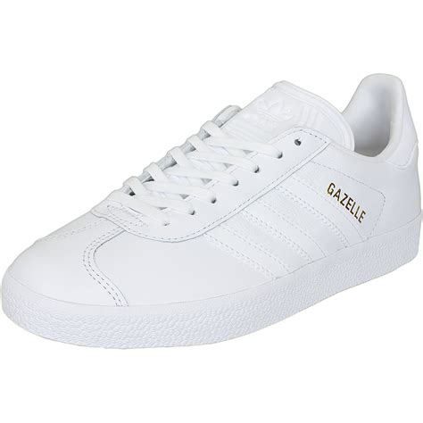 Ballerinas, elegant und komfortabel zugleich. Adidas Originals Damen-Sneaker Gazelle weiß/gold - hier ...