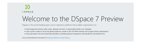 Dspace 70 Beta 3 Já Disponível Blog Rcaap