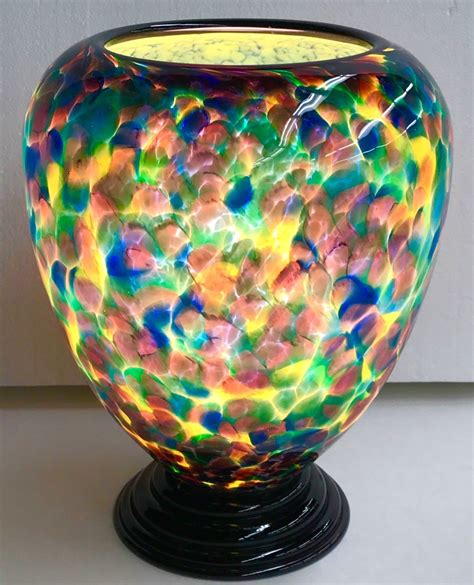 Blown Glass Lamp X By Curt Brock Art Glass Table Lamp Artful Home