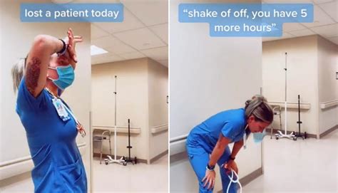 Nurse Labelled Attention Seeker After Viral Dramatic Tiktok Video Reacting To Patient S Death
