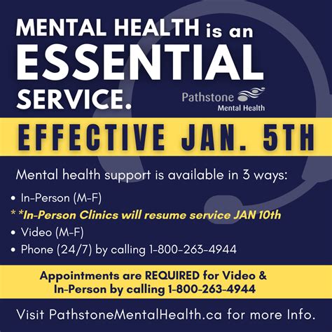 Pathstone Continues In Person Mental Health Services Pathstone Mental