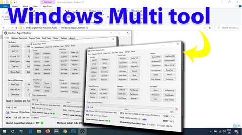 Windows 10 Multi Tool Windows Repair Tool Box Youtube