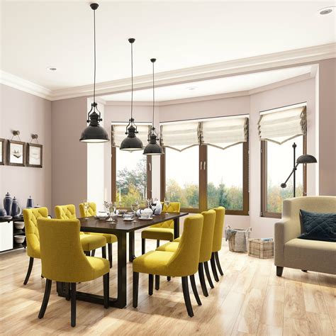 Mustard Yellow Dining Room Walls Perfect Photo Source