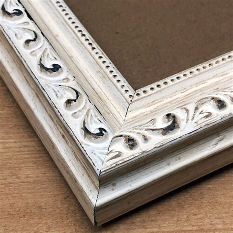 Shabby Chic White Picture Frame 8x10 Distressed Finish Etsy