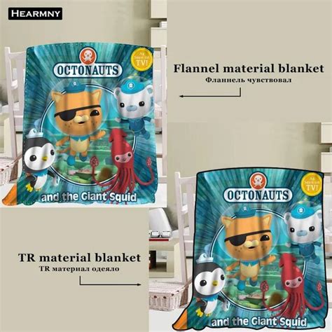 Custom Octonauts Hot Sale Blanket Tr Flannel Fleece Fabric Blanket New