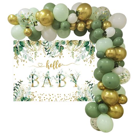 Buy Sage Green Baby Shower Decorations Greenery Baby Shower With Sage
