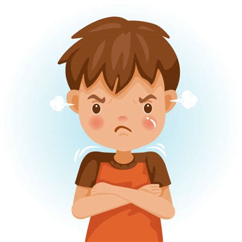 Angry Child Illustrations Royalty Free Vector Graphics