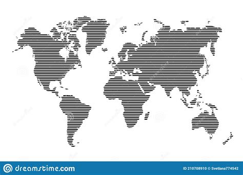 Map World Worldmap Global Worldwide Globe Grey Continents Isolated
