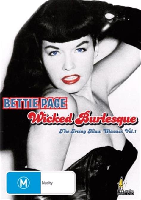 bettie page wicked burlesque the irving klaw classics vol 1 glamour fetish bondage loops