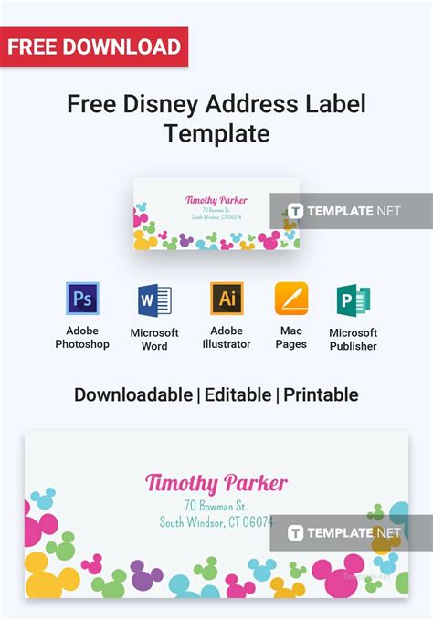 Free Printable Disney Address Labels Free Printable