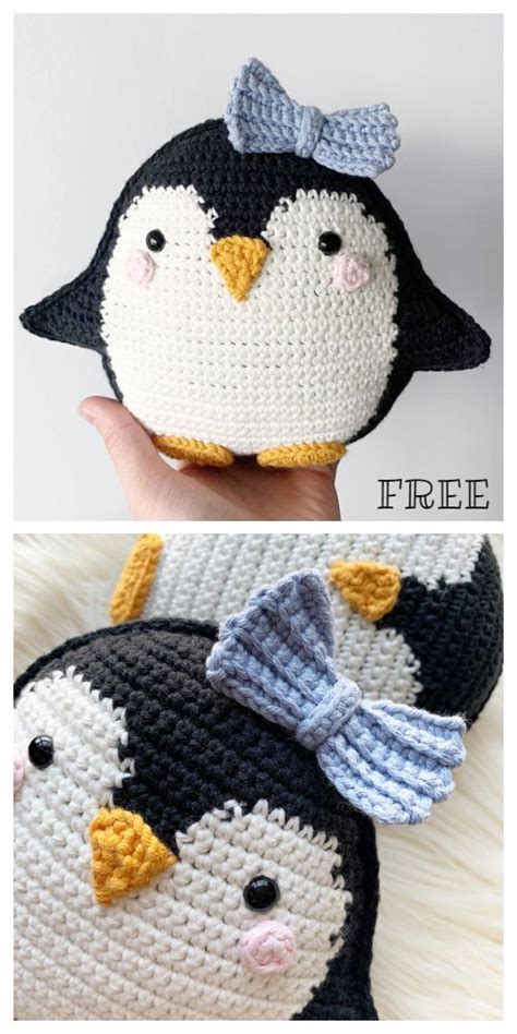 It's so small and compact that you can make tons of them, put a keyring and hang them on your bags. Penguin Ragdoll Cushion Free Crochet Pattern - DIY ...