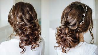 Easy Romantic Wedding Hairstyle For Long Medium Hair Easy Loose Bun