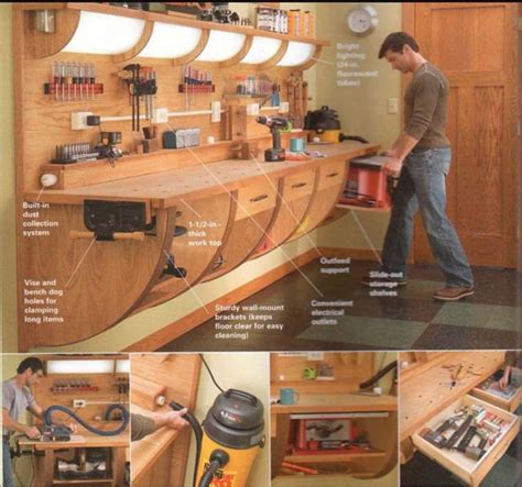 Craft A Diy Workbench For Your Home Garage Garage Ideas