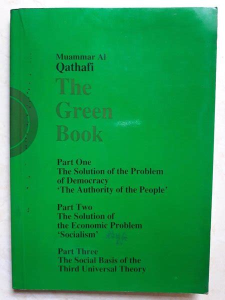Jual Jual Buku Langka The Green Book Muammar Al Qathafi Muammar Gaddafi