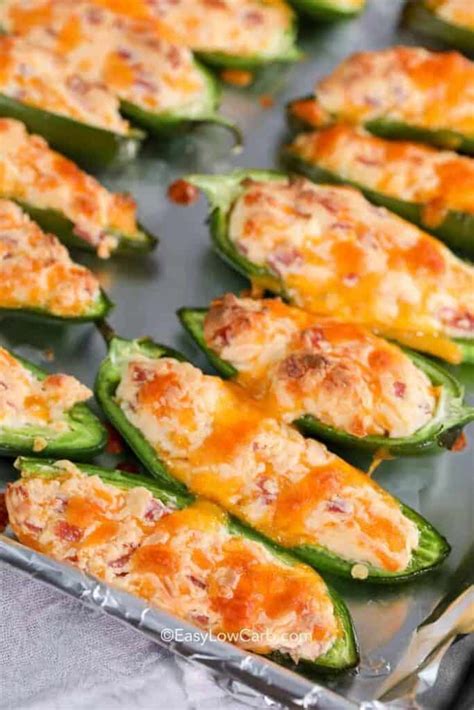 Low Carb Jalapeno Poppers Keto Easy Low Carb