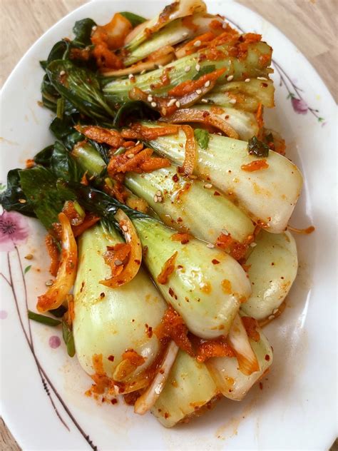 Bok Choy Kimchi Salad Love Korean Food