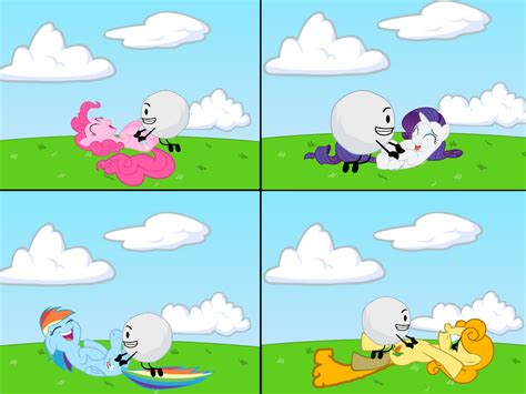 Snowball Tickle Any Pony By Thedrksiren On Deviantart