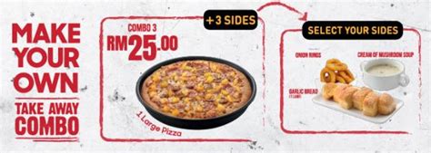 Elige tu pizza entre las irresistibles super suprema, big hut mix, pepperoni lover's o decídete por nuestra mítica meat lover's. 9 Dec 2020 Onward: Pizza Hut Take Away Combo Promo ...