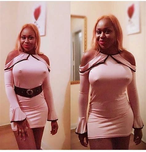 Nigerian Lady Goes Braless To Show Off Her Nipple Piercings Photos