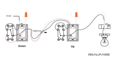 Two Way Switching Explained How To Wire 2 Way Light Switch Realpars