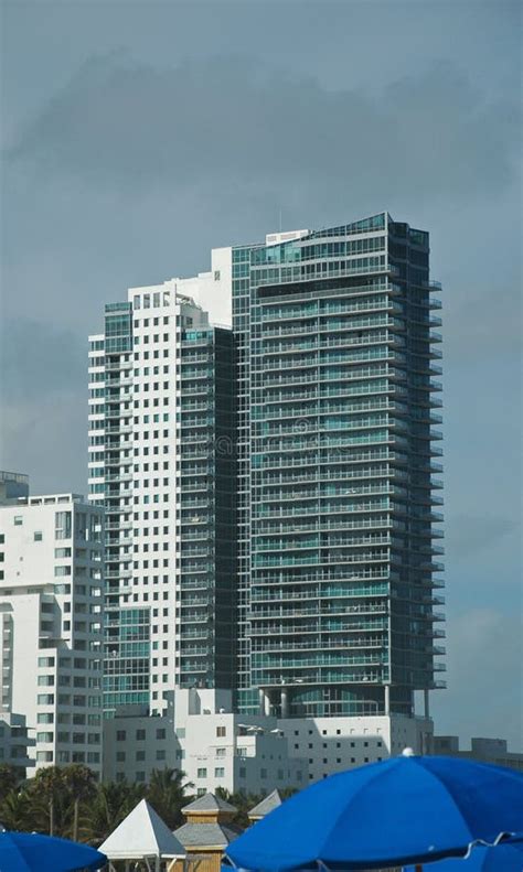 Miami Beach High Rise Condominium Stock Image Image Of Condo High