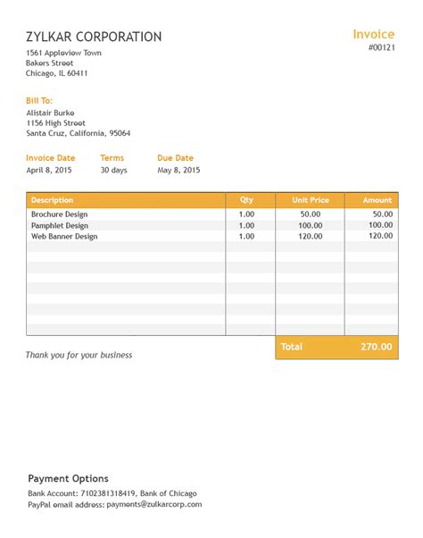 Garage invoice manager is a software developed in java for managing invoices for car mechanics. Free Excel Invoice Template - Zoho Invoice