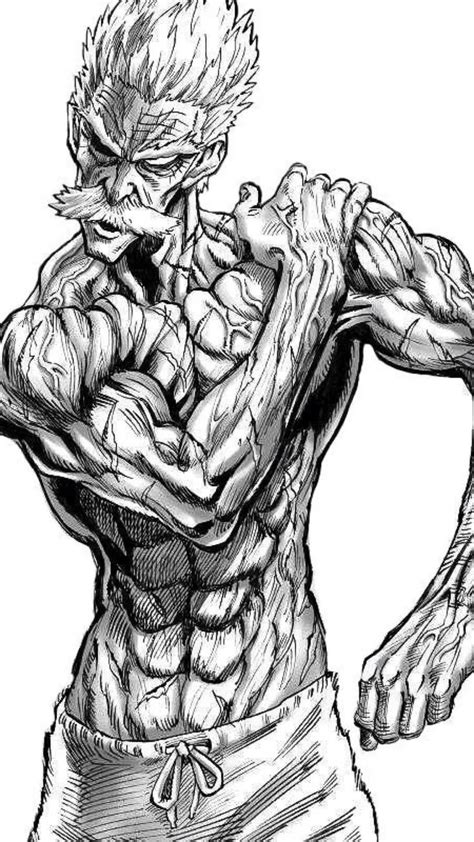 Dessin Muscle Manga De One Punch Man Fotograf A De Fuego Arte De Personajes
