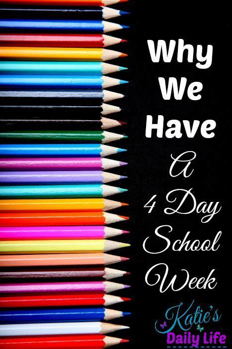 Why We Only School 4 Days A Week Katies Daily Life School Week