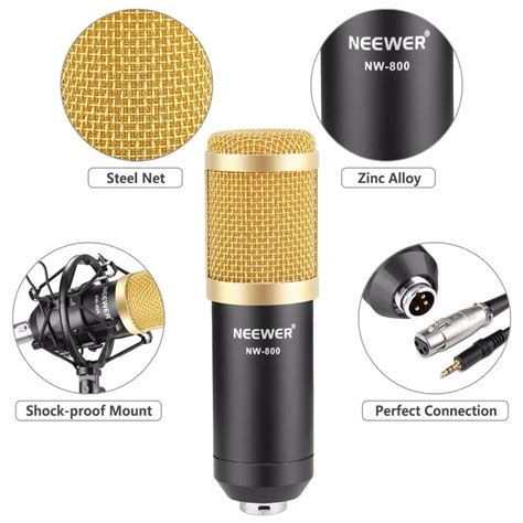 Neewer Nw 800 Professional Studio Broadcasting Recording Set Condenser