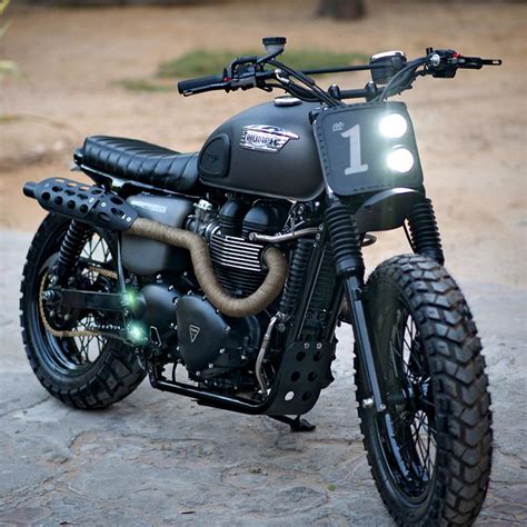 New From Rajputana Customs A Gnarly Custom Scrambler Built For Triumph