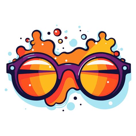colorful style cute glasses 24781704 png