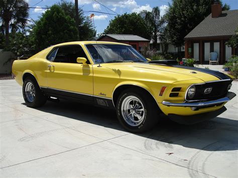 1970 Ford Mustang Mach I Muscle Classic Hot Rod Rods Wallpapers