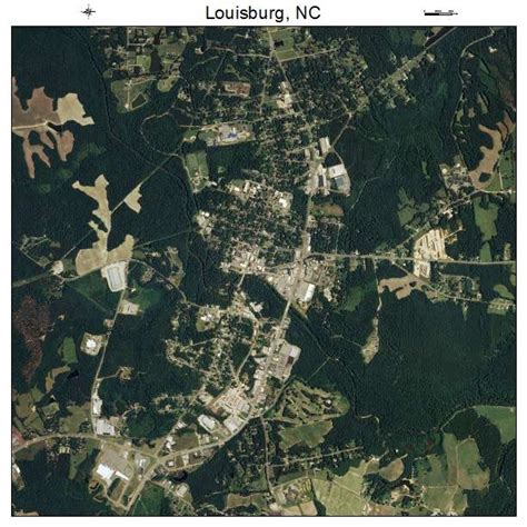Aerial Photography Map Of Louisburg Nc North Carolina