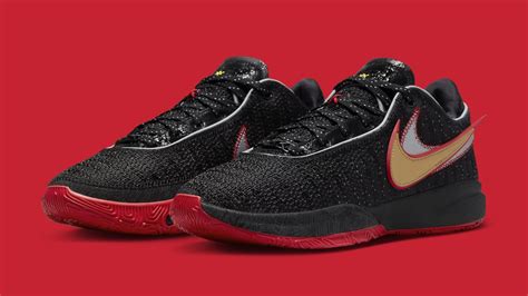 Nike Lebron 20 Black Ep University Red