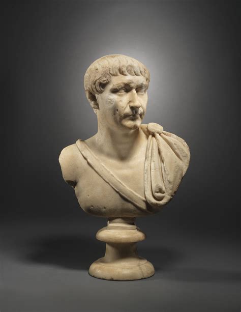 A Roman Marble Portrait Bust Of The Emperor Trajan Trajanic Period