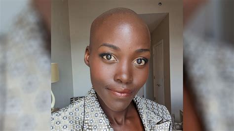 Lupita Nyongo Glows With A Freshly Shaved Head Happy Without Hair