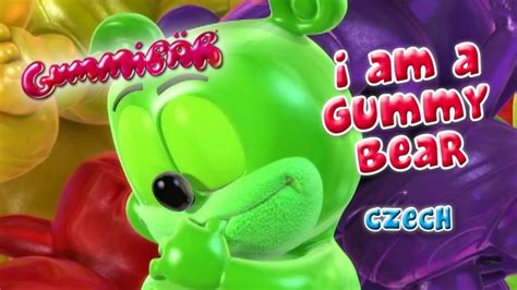 The Gummy Bear Song Czech Version Gummibär The Gummy Bear Gummy Bears Gummy Bear Song Gummies