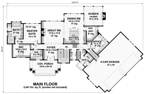 Spacious 4 Car Garage House Plans That ‘wow The House Designers