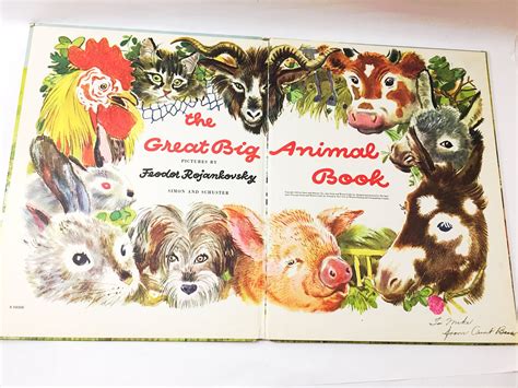 The Great Big Animal Book First Edition A Big Little Golden Etsy