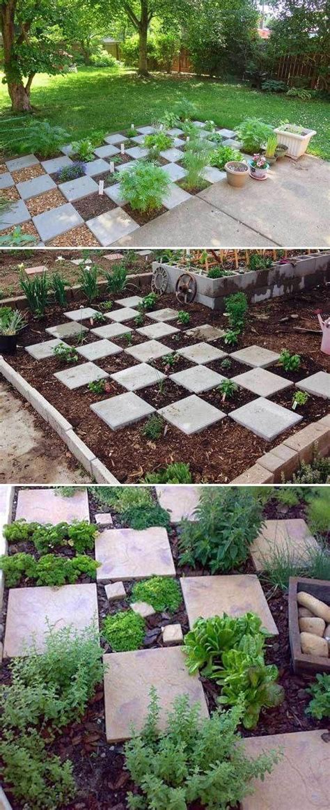 Materials 10 (2x4) pieces of untreated lumber exterior deck screws plastic sheeting for heavy duty use mesh hardware cloth garden soil plants circular or compound saw Checkerboard herb garden | How to Build a Raised Vegetable ...