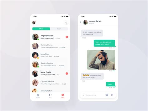 Dating App Messages And Chats Uplabs