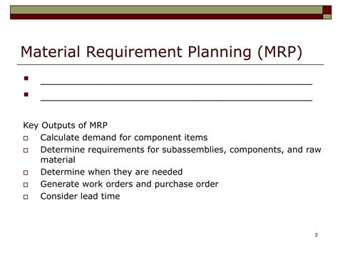 Material Requirements Planning Mrp How It Works Pros And Cons Smmmedyam Com